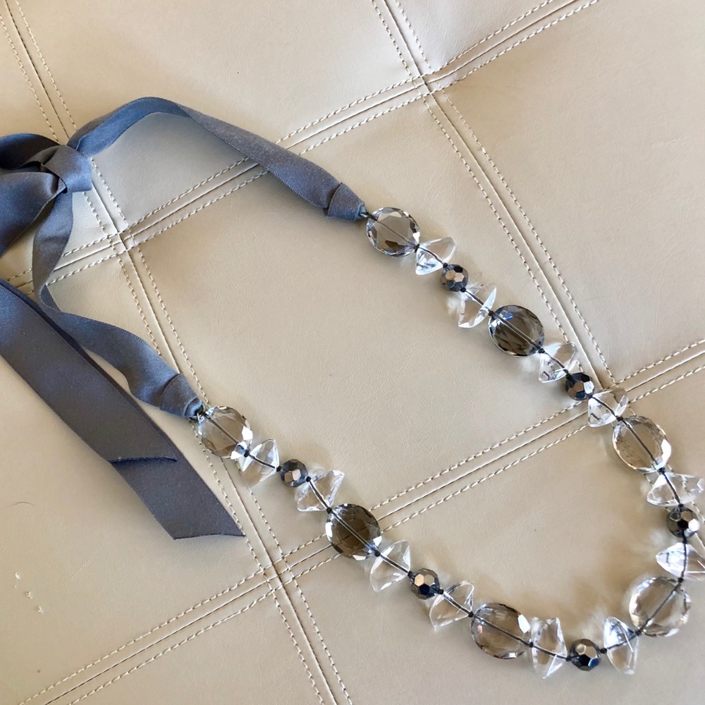 Chunky Fabric Tie Necklace